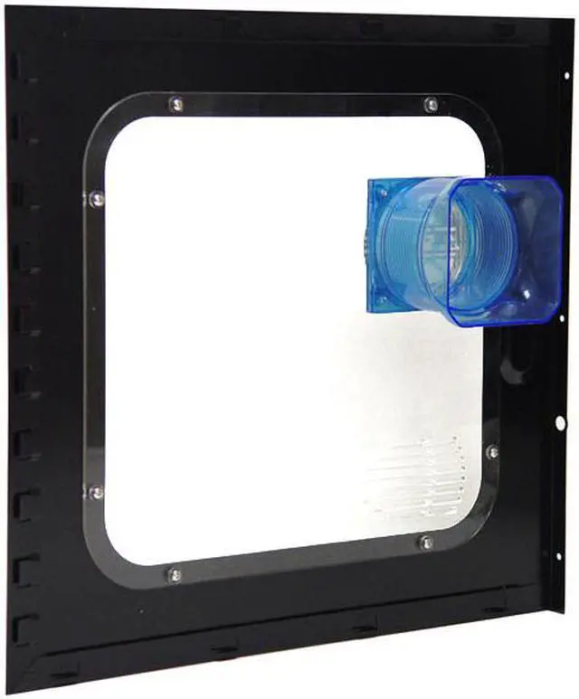 Alt view image 10 of 16 - APEVIA X-Plorer ATXB8KLW-BL Black/Blue Steel ATX Mid Tower Computer Case