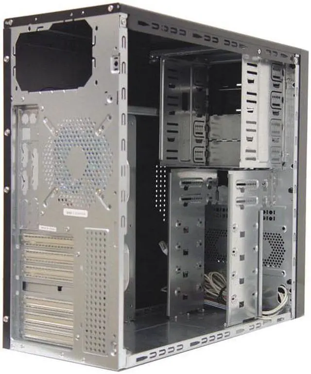 Alt view image 14 of 16 - APEVIA X-Plorer ATXB8KLW-GN Black/Green Steel ATX Mid Tower Computer Case