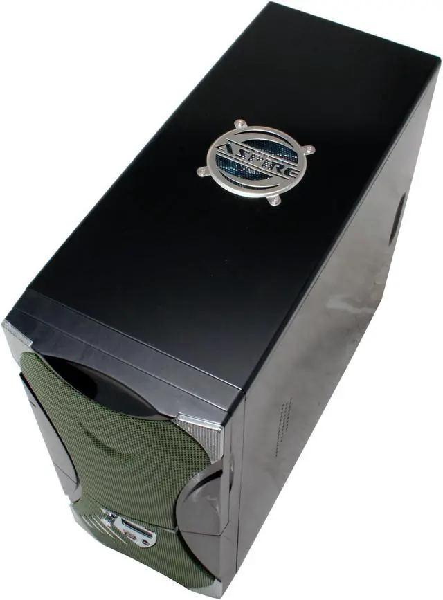 Alt view image 7 of 16 - APEVIA X-Plorer ATXB8KLW-GN Black/Green Steel ATX Mid Tower Computer Case