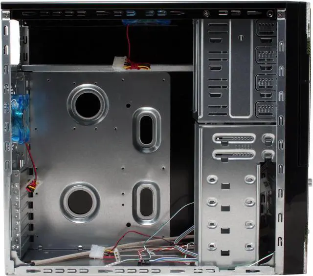 Alt view image 12 of 16 - APEVIA X-Plorer ATXB8KLW-GN Black/Green Steel ATX Mid Tower Computer Case