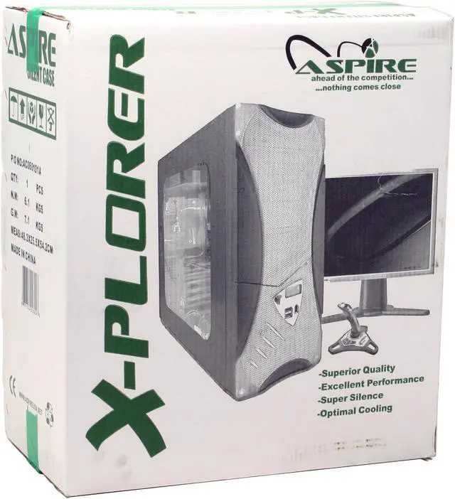 Alt view image 16 of 16 - APEVIA X-Plorer ATXB8KLW-GN Black/Green Steel ATX Mid Tower Computer Case
