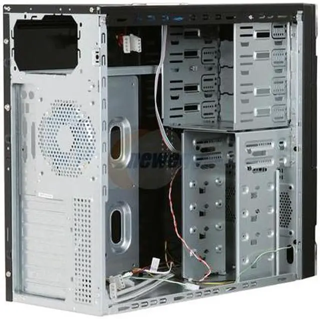 Alt view image 7 of 12 - APEVIA X-Plorer ATXB8KLW-RD Black Body/Red Front Panel Steel ATX Mid Tower Computer Case