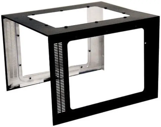 Alt view image 8 of 11 - APEVIA X-QPACK-RD/420 Black/Red Aluminum 1.0 w/ ABS plastic front panel Micro ATX Desktop Computer Case 420W Power Supply