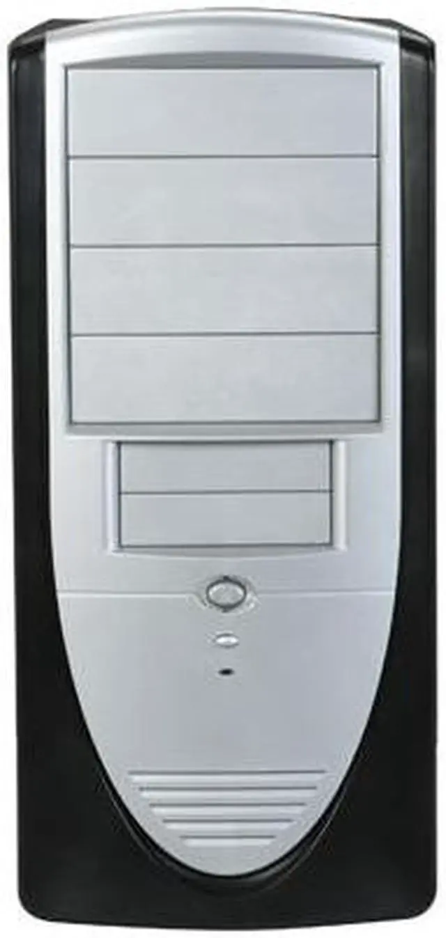 Alt view image 2 of 11 - APEVIA ATXB1KL-BK/420 Black/ Silver Steel ATX Mid Tower Computer Case ATX 420W power supply for AMD/Intel Power Supply