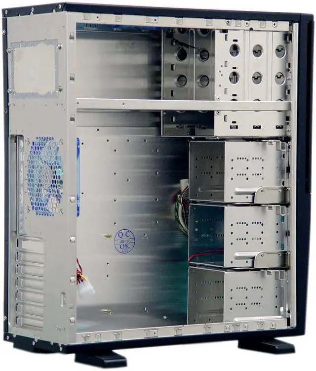 Alt view image 8 of 9 - APEVIA X-PLEASURE-BK Black Aluminum ATX Full Tower Computer Case