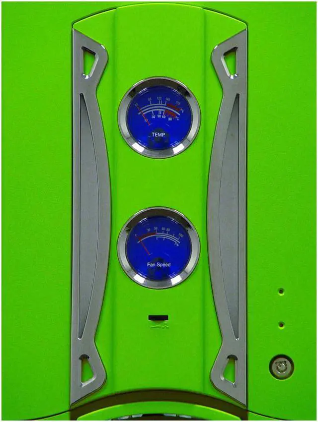 Alt view image 5 of 10 - APEVIA X-PLEASURE-GN Green Aluminum ATX Full Tower Computer Case