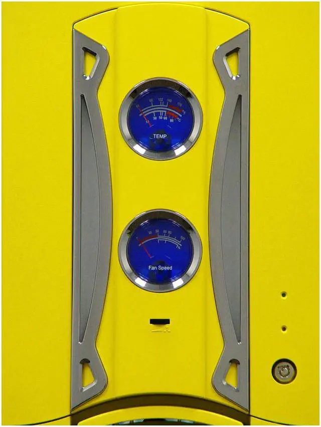 Alt view image 5 of 10 - APEVIA X-PLEASURE-YL Yellow Aluminum ATX Full Tower Computer Case