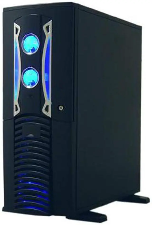 Alt view image 2 of 12 - APEVIA MX-PLEASURE-BK Black Steel ATX Full Tower Computer Case 500W Power Supply