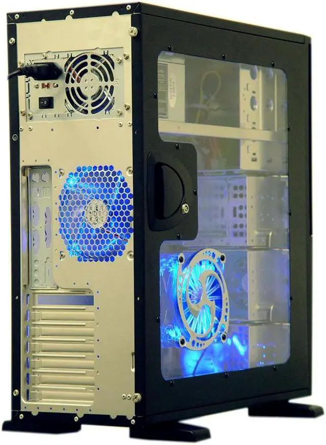 Alt view image 5 of 12 - APEVIA MX-PLEASURE-BK Black Steel ATX Full Tower Computer Case 500W Power Supply