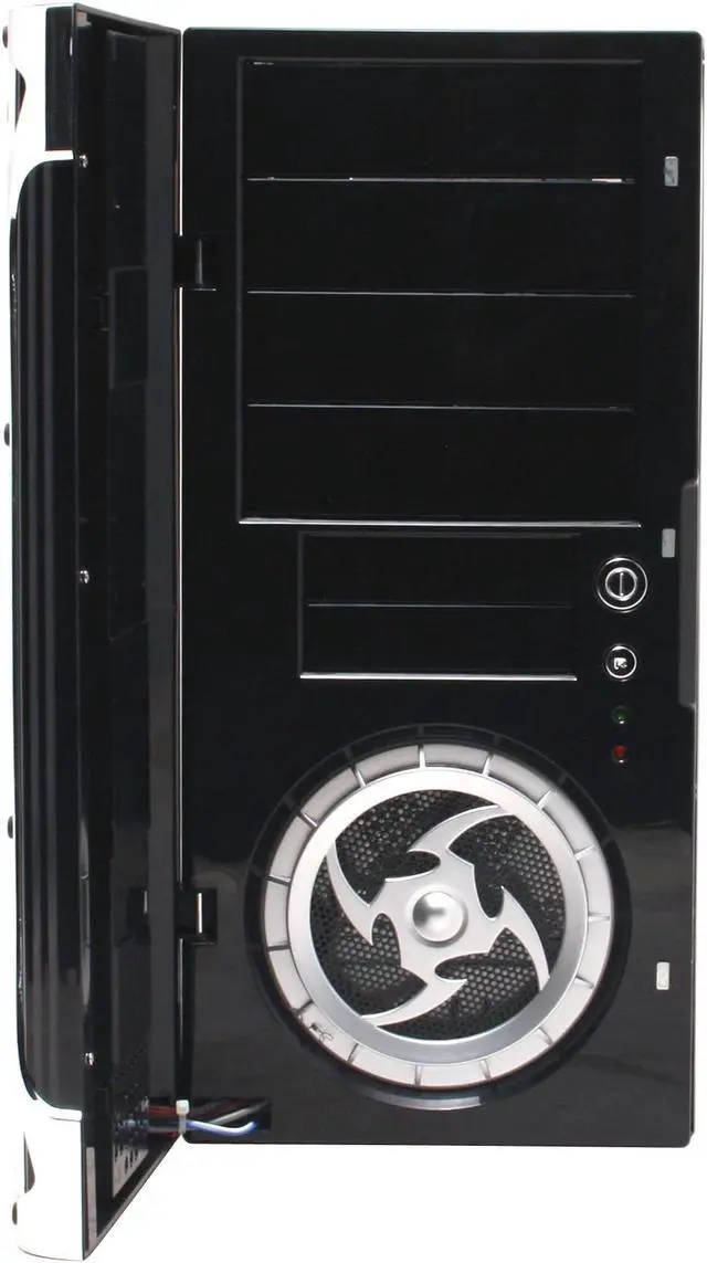 Alt view image 4 of 16 - APEVIA X-CRUISER-BK Black Steel ATX Mid Tower Computer Case