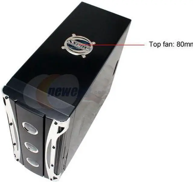 Alt view image 6 of 16 - APEVIA X-CRUISER-BK Black Steel ATX Mid Tower Computer Case