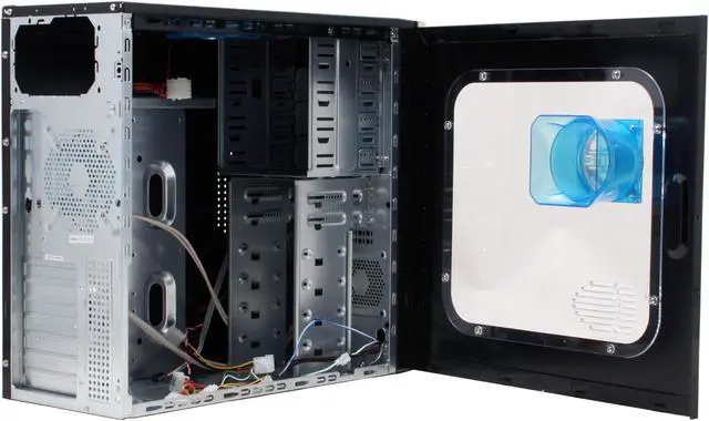 Alt view image 9 of 16 - APEVIA X-CRUISER-BK Black Steel ATX Mid Tower Computer Case