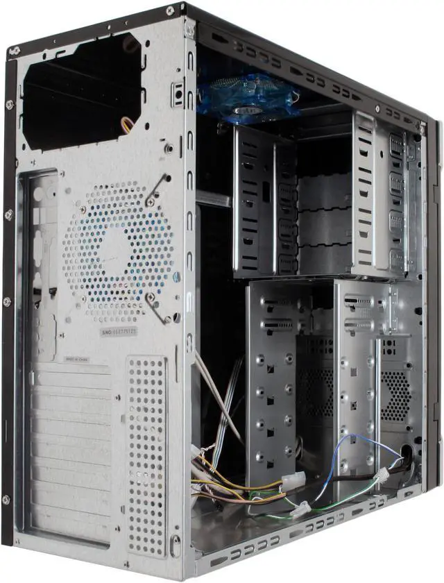 Alt view image 12 of 16 - APEVIA X-CRUISER-BK Black Steel ATX Mid Tower Computer Case