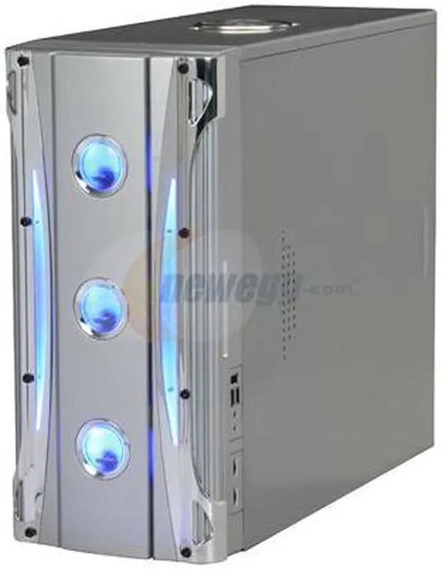 Alt view image 3 of 13 - APEVIA X-CRUISER-AL Silver Steel ATX Mid Tower Computer Case