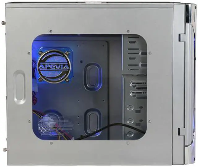 Alt view image 5 of 13 - APEVIA X-CRUISER-AL Silver Steel ATX Mid Tower Computer Case