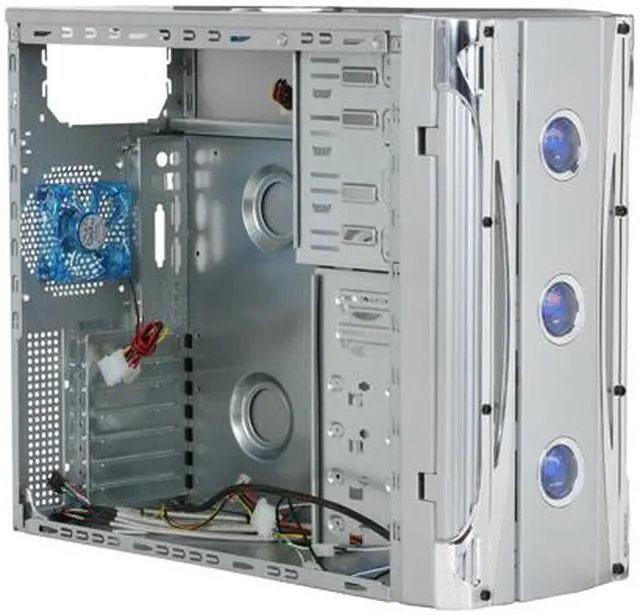 Alt view image 9 of 13 - APEVIA X-CRUISER-AL Silver Steel ATX Mid Tower Computer Case