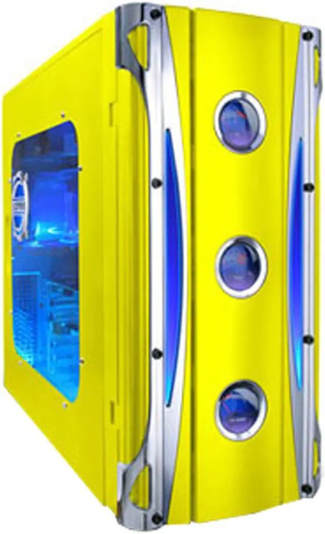 Main image of APEVIA X-CRUISER-YL Yellow Steel ATX Mid Tower Computer Case