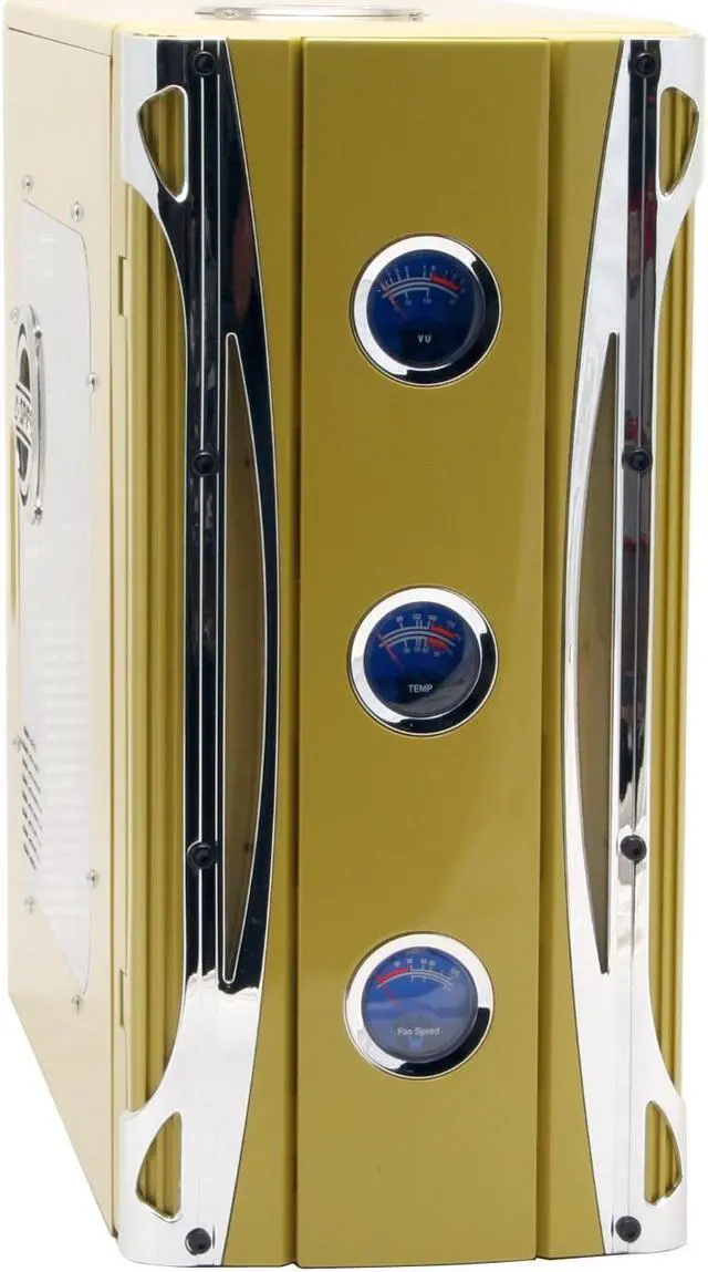 Alt view image 2 of 14 - APEVIA X-CRUISER-YL Yellow Steel ATX Mid Tower Computer Case