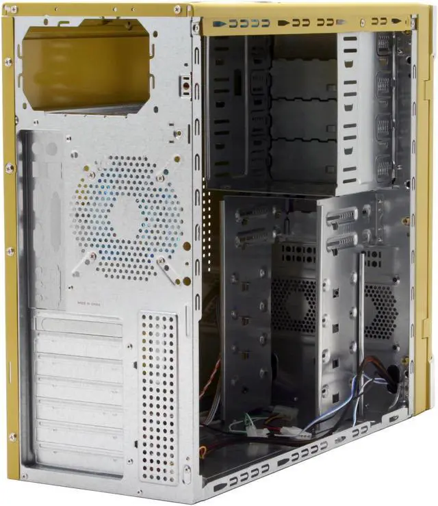 Alt view image 11 of 14 - APEVIA X-CRUISER-YL Yellow Steel ATX Mid Tower Computer Case