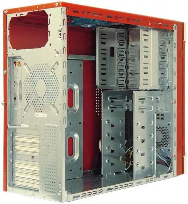 Alt view image 13 of 18 - APEVIA X-CRUISER-RD Red Steel ATX Mid Tower Computer Case