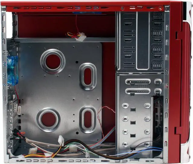 Alt view image 11 of 18 - APEVIA X-CRUISER-RD Red Steel ATX Mid Tower Computer Case