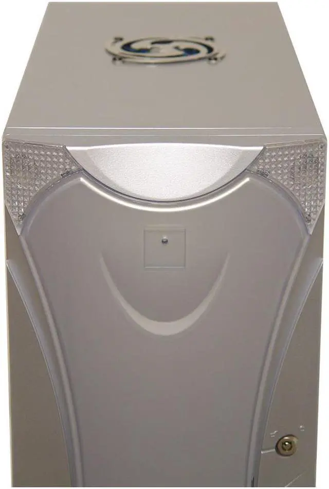 Alt view image 6 of 15 - APEVIA X-Navigator ATXA9N-SS/500 Silver Steel ATX Mid Tower Computer Case ATX 500W dual fan w/ automatic fan speed control Power Supply