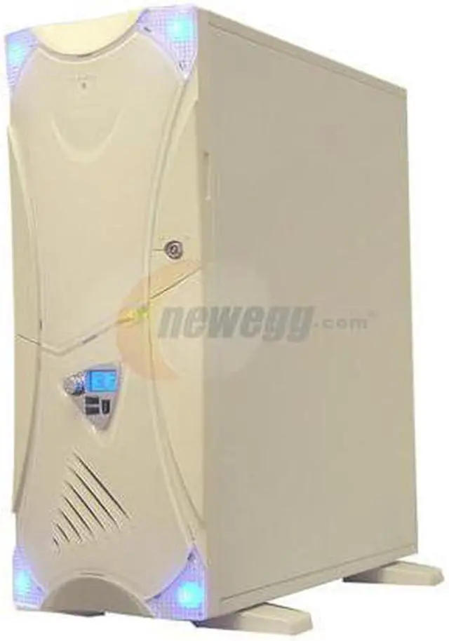 Alt view image 2 of 16 - APEVIA X-Navigator ATXA9N/500 Beige Steel ATX Mid Tower Computer Case ATX 500W dual fan power supply w/ automatic fan speed control Power Supply