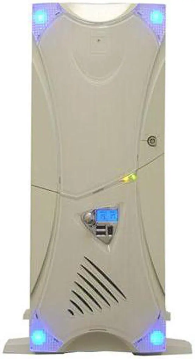 Alt view image 3 of 16 - APEVIA X-Navigator ATXA9N/500 Beige Steel ATX Mid Tower Computer Case ATX 500W dual fan power supply w/ automatic fan speed control Power Supply