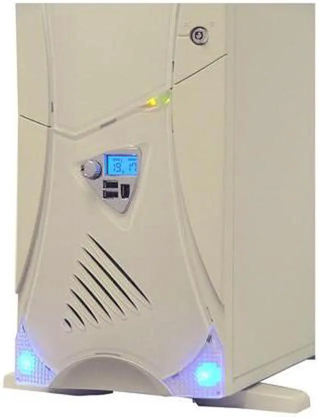 Alt view image 7 of 16 - APEVIA X-Navigator ATXA9N/500 Beige Steel ATX Mid Tower Computer Case ATX 500W dual fan power supply w/ automatic fan speed control Power Supply