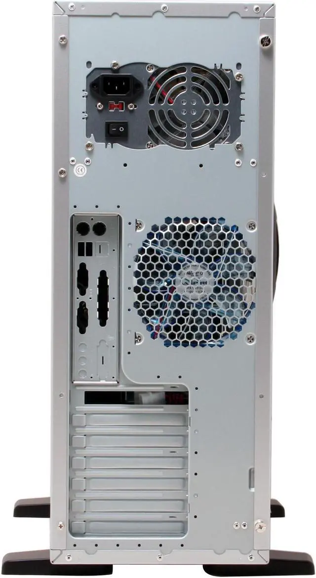 Alt view image 8 of 16 - APEVIA X-Navigator ATXA9NW-SS/500 Silver Steel ATX Mid Tower Computer Case ATX 500W dual 12V (Ver. 2.03) Power Supply