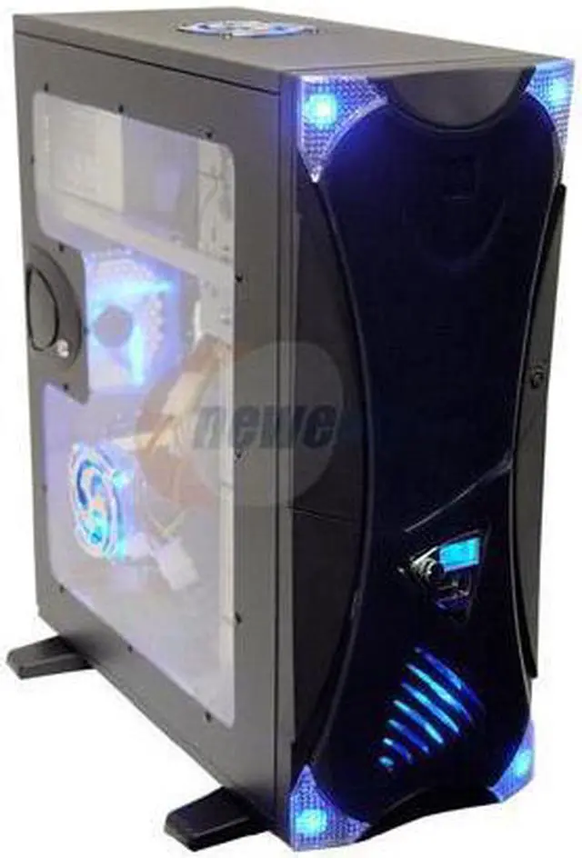 Alt view image 3 of 20 - APEVIA X-Navigator ATXA9NW-BK/500 Black Steel ATX Mid Tower Computer Case 500W Power Supply