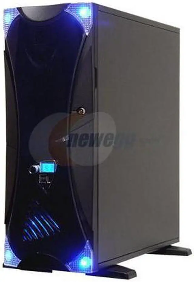 Alt view image 4 of 20 - APEVIA X-Navigator ATXA9NW-BK/500 Black Steel ATX Mid Tower Computer Case 500W Power Supply
