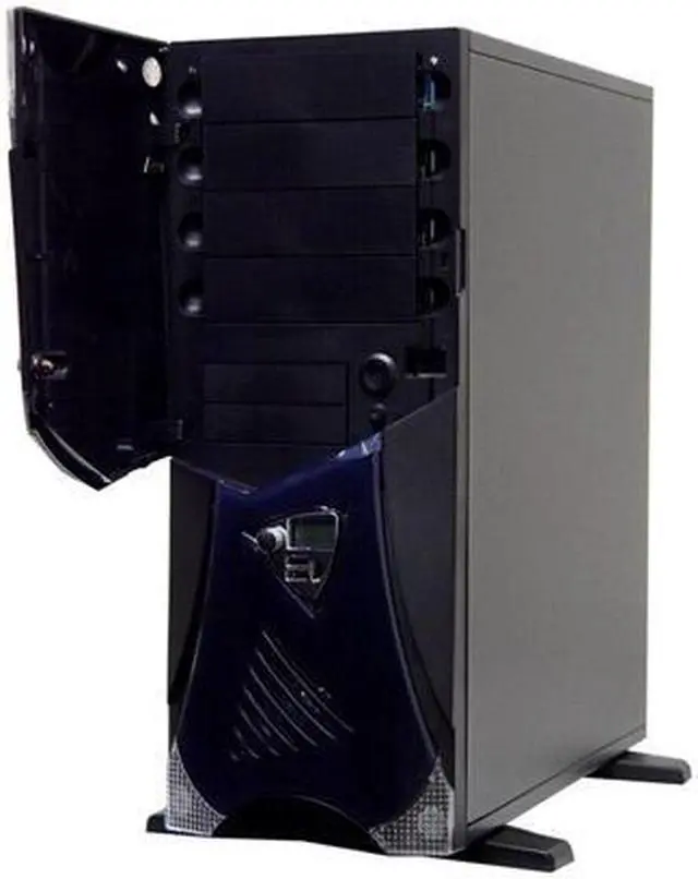 Alt view image 5 of 20 - APEVIA X-Navigator ATXA9NW-BK/500 Black Steel ATX Mid Tower Computer Case 500W Power Supply