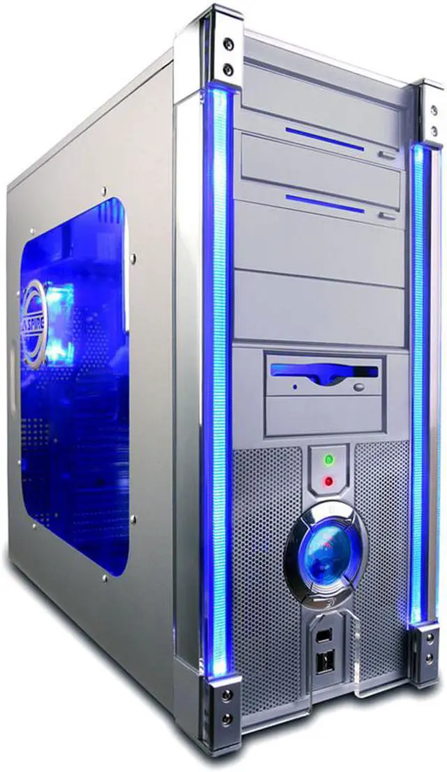 Main image of APEVIA X-DISCOVERY-AL/420 Silver Steel ATX Mid Tower Computer Case 420W Power Supply