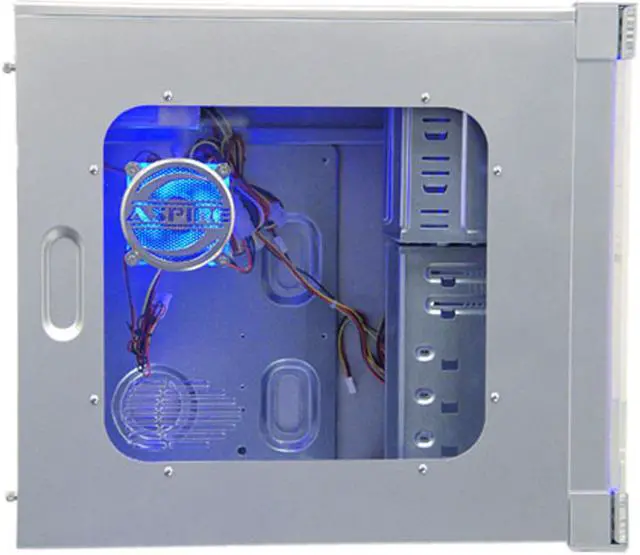 Alt view image 5 of 13 - APEVIA X-DISCOVERY-AL/420 Silver Steel ATX Mid Tower Computer Case 420W Power Supply