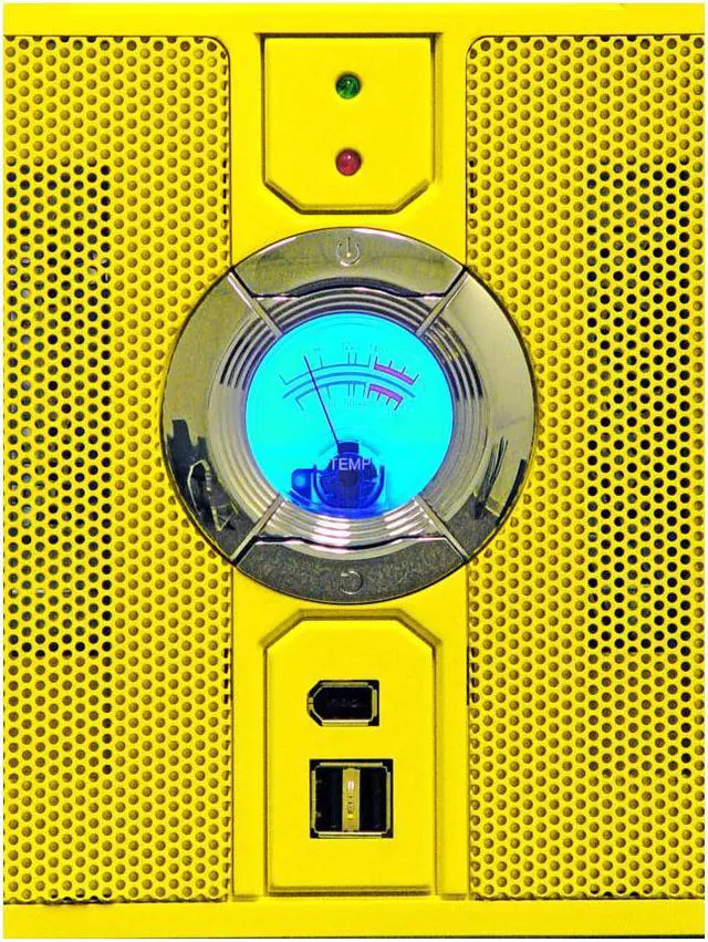 Alt view image 5 of 13 - APEVIA X-DISCOVERY-YL Yellow Steel ATX Mid Tower Computer Case