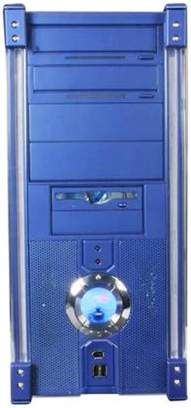 Alt view image 2 of 10 - APEVIA X-DISCOVERY-BL Blue Steel ATX Mid Tower Computer Case