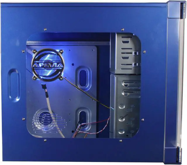 Alt view image 5 of 10 - APEVIA X-DISCOVERY-BL Blue Steel ATX Mid Tower Computer Case