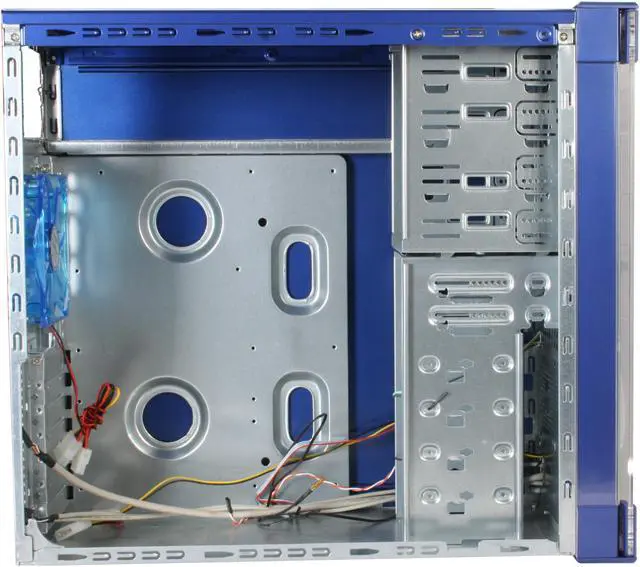 Alt view image 7 of 10 - APEVIA X-DISCOVERY-BL Blue Steel ATX Mid Tower Computer Case
