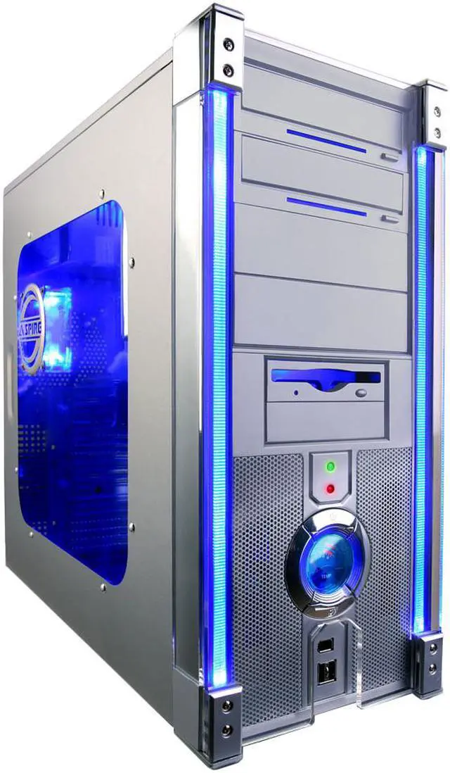 Main image of APEVIA X-DISCOVERY-AL Silver Steel ATX Mid Tower Computer Case