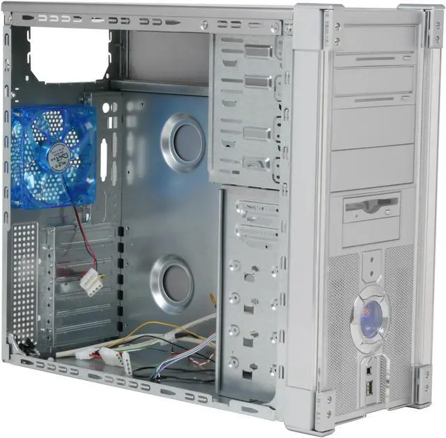 Alt view image 9 of 13 - APEVIA X-DISCOVERY-AL Silver Steel ATX Mid Tower Computer Case