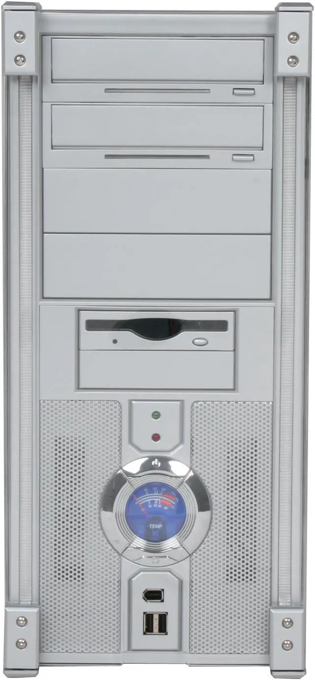 Alt view image 3 of 13 - APEVIA X-DISCOVERY-AL Silver Steel ATX Mid Tower Computer Case