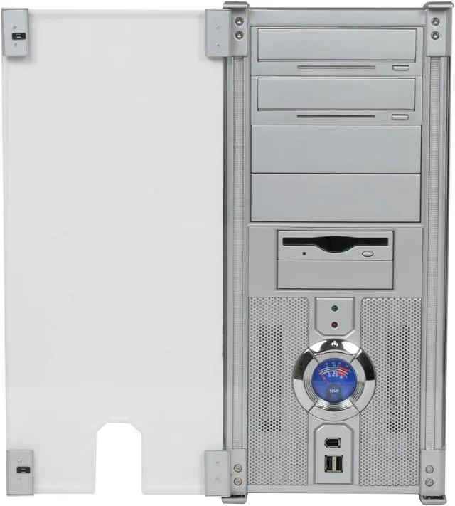 Alt view image 5 of 13 - APEVIA X-DISCOVERY-AL Silver Steel ATX Mid Tower Computer Case
