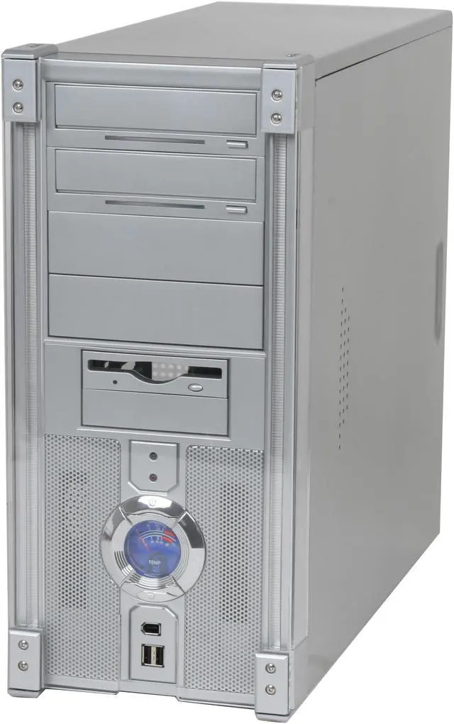 Alt view image 4 of 13 - APEVIA X-DISCOVERY-AL Silver Steel ATX Mid Tower Computer Case