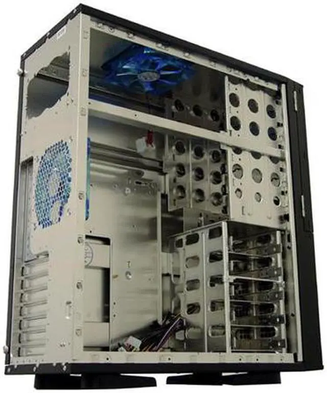 Alt view image 6 of 12 - APEVIA X-TELSTAR-BL Blue/ Black Steel ATX Full Tower Computer CaseNo Power Supply