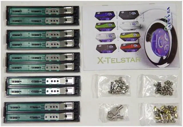 Alt view image 7 of 12 - APEVIA X-TELSTAR-BL Blue/ Black Steel ATX Full Tower Computer CaseNo Power Supply