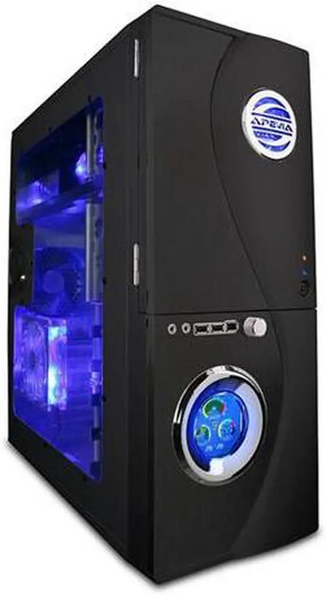 Main image of APEVIA X-TELSTAR-BK Black Aluminum ATX Full Tower Computer CaseNo Power Supply