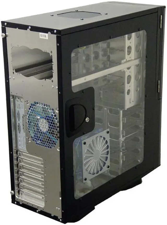 Alt view image 4 of 12 - APEVIA X-TELSTAR-BK Black Aluminum ATX Full Tower Computer CaseNo Power Supply