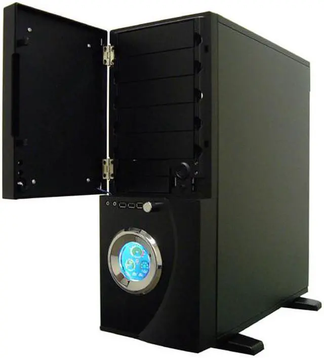 Alt view image 8 of 12 - APEVIA X-TELSTAR-BK Black Aluminum ATX Full Tower Computer CaseNo Power Supply