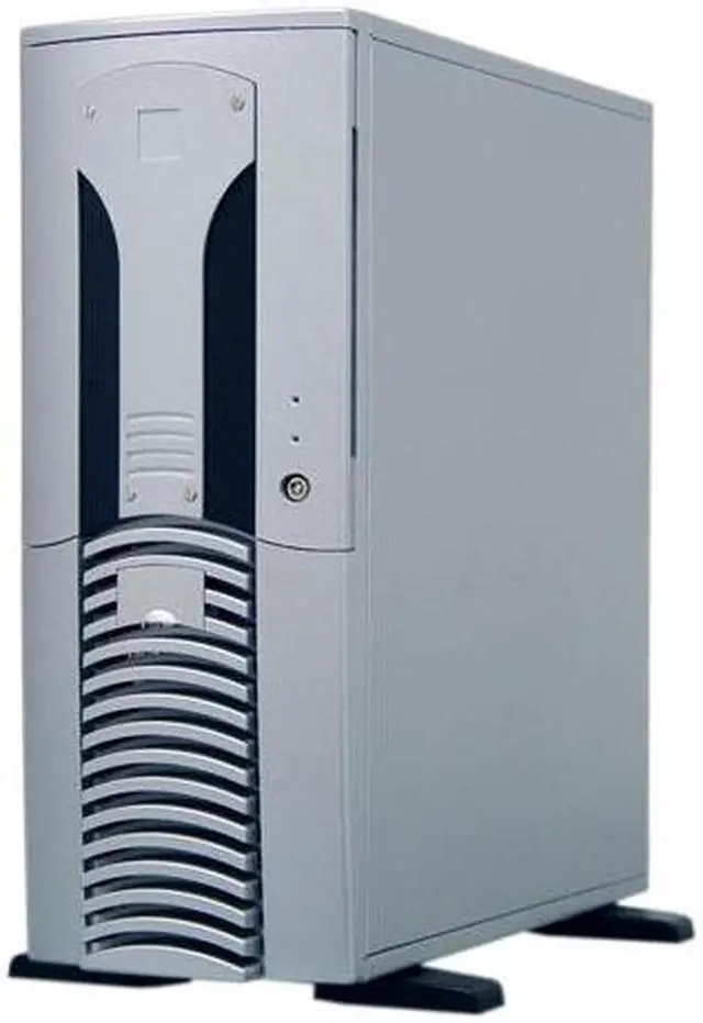 Alt view image 2 of 13 - APEVIA  MX-PIDER-AL/500 Silver Steel ATX Full Tower Computer Case ATX 500W Dual Fan W/ Automatic Fan Speed Control Power Supply